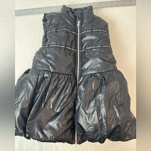 Calvin Klein‎ Girls Puffer Vest Black Size 6